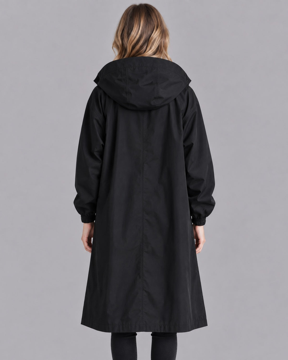 Women's Waterproof Trench Coat | Elegant Hooded Long Rain Jacket for All-Weather Protection