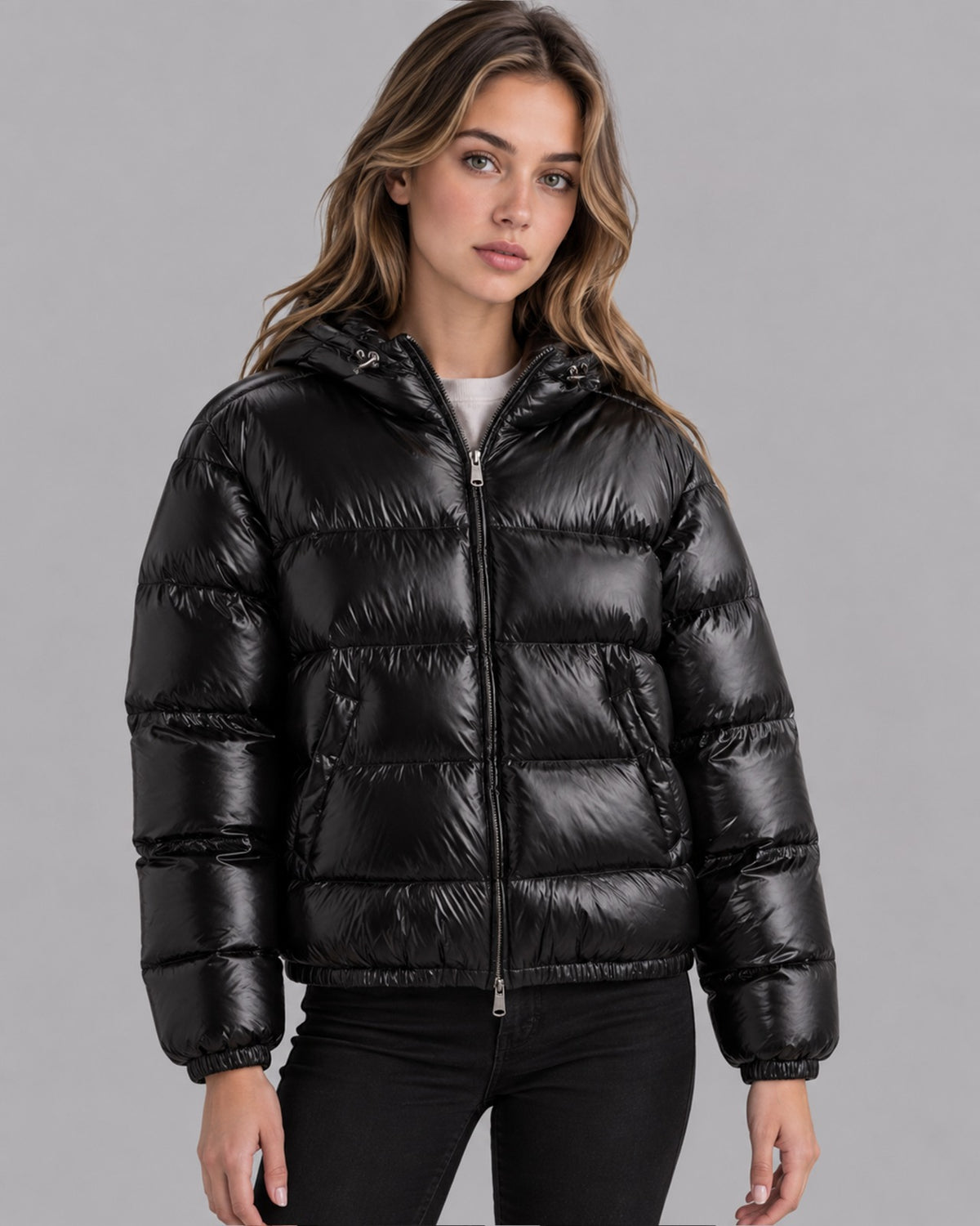 Unisex Hooded Quilted Puffer Jacket