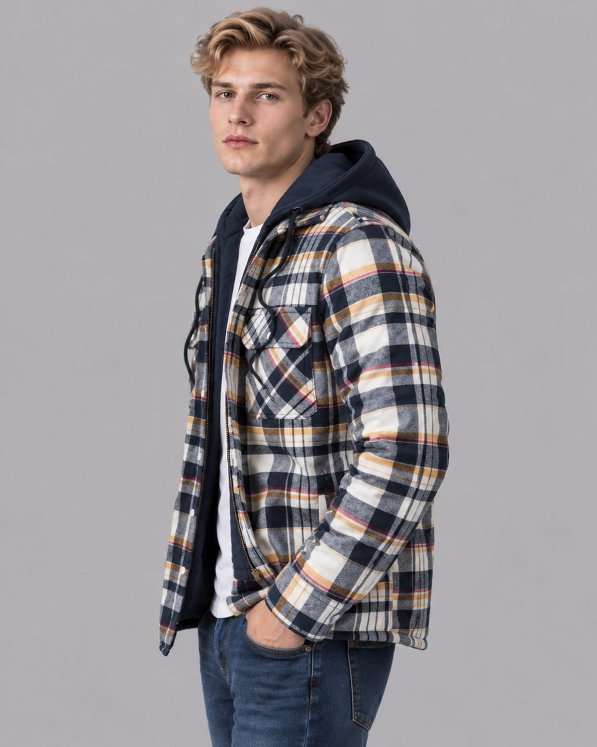 Men’s Check Flannel Jacket