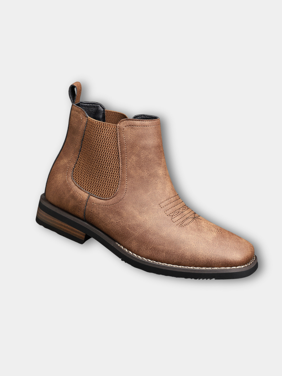 Mens Leather Ankle Boots