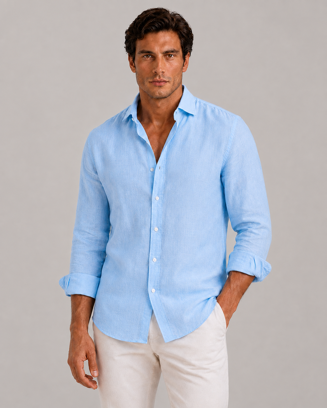 Men's Linen Casual Shirt
