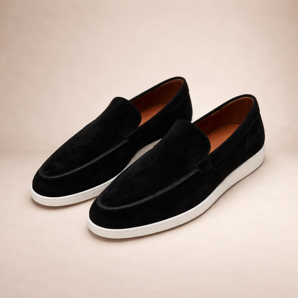 Men's Leather Slip-On Loafers