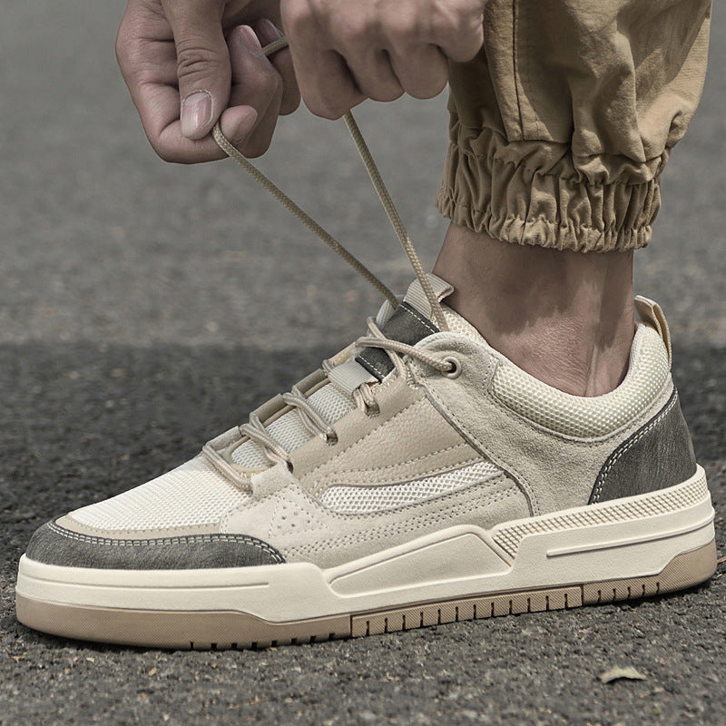 Men's Suede Mesh Trainers